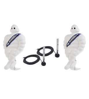 Michelin-Figur - Matronics - Dual Color - 15.7" - 40cm - Weiß/Amber - 1 Blinkmuster - 24V - Set von 2