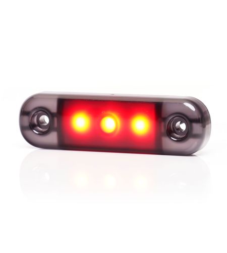 Markeringsljus - WAS - W275.1 1 - 3.3" - 8.4cm - smoke - Vit - 12V-24V