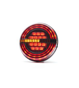 Bakljus - WAS - DD - Black - smoke - LED - Dynamiskt blinkljus - Bak - Broms - Blink - Back - Dim - 12V-24V - ADR