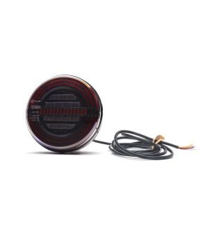 Achterlicht - WAS - DD - Black - smoke - LED - Dynamisch knipperlicht - Achter - Rem - Richting - Achteruit - Mist - 12V-24V