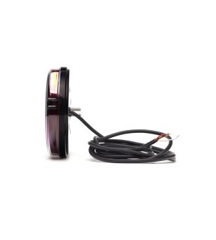 Bakljus - WAS - DD - Black - smoke - LED - Dynamiskt blinkljus - Bak - Broms - Blink - Back - Dim - 12V-24V - ADR