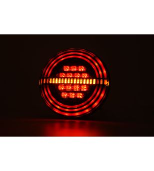 Rückleuchte - WAS - W191 DD - ADR - 5.6" - 14.2cm - Smoke - LED - Dynamisches Blinklicht - Rück - Brems - Blink - 12V-24V -