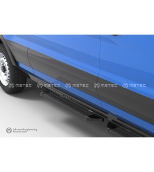 Trittstufe - Metec - Problack - Seitentür - Schwarz - Ford - Transit Custom - 2024+