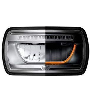 Fernscheinwerfer - Hella - Jumbo - Stehende Montage - 9.4" - 23.8cm - LED - Positionslicht Weiß/Amber - Driving 