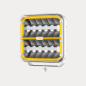 Driving light - OZZ - SQR 9 - 8.3" - 21cm - White - Smoke - Position light White/Amber - 2 flash patterns - Driving Driving light - OZZ - SQR 9 - 8.3" - 21cm - White - Smoke - Position light White/Amber - 2 flash patterns - Driving