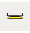 Blitzleuchte - OZZ - WL1 65 - 3.5" - 9cm - Klar - 1 Blinkmuster - Amber - R65 - 12V-30V