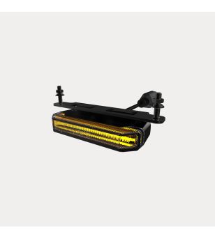 Warning light - OZZ - WL1 65 - 3.5" - 9cm - Clear - 1 flash pattern - Amber - R65 - 12V-30V