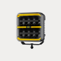 Driving light - OZZ - SQR 7 - 7" - 17.8cm - Smoke - Position light White/Amber - 2 flash patterns - Driving