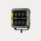 Driving light - OZZ - SQR 7 - 7" - 17.8cm - Smoke - Position light White/Amber - 2 flash patterns - Driving