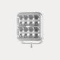 Driving light - OZZ - SQR 7 - 7" - 17.8cm - White - Smoke - Position light White/Amber - 2 flash patterns - Driving Driving light - OZZ - SQR 7 - 7" - 17.8cm - White - Smoke - Position light White/Amber - 2 flash patterns - Driving