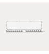 LED Light bar - OZZ - LP 1 - 21.1" - 53.5cm - White - License plate mounting - Driving