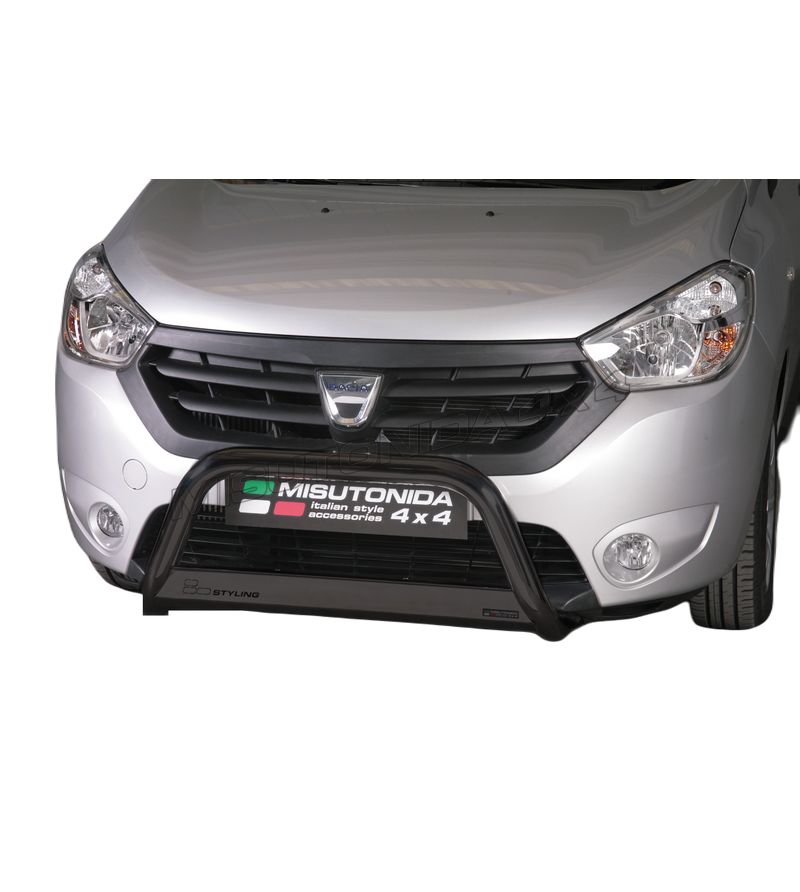 Bullenfänger - Misutonida - Medium - EU - Schwarz matt - Dacia - Dokker - 2012-2016 Bullenfänger - Misutonida - Medium - EU - Schwarz matt - Dacia - Dokker - 2012-2016