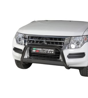 Bullenfänger - Misutonida - Medium - EU - Schwarz matt - Mitsubishi - Pajero - 2015-2021
