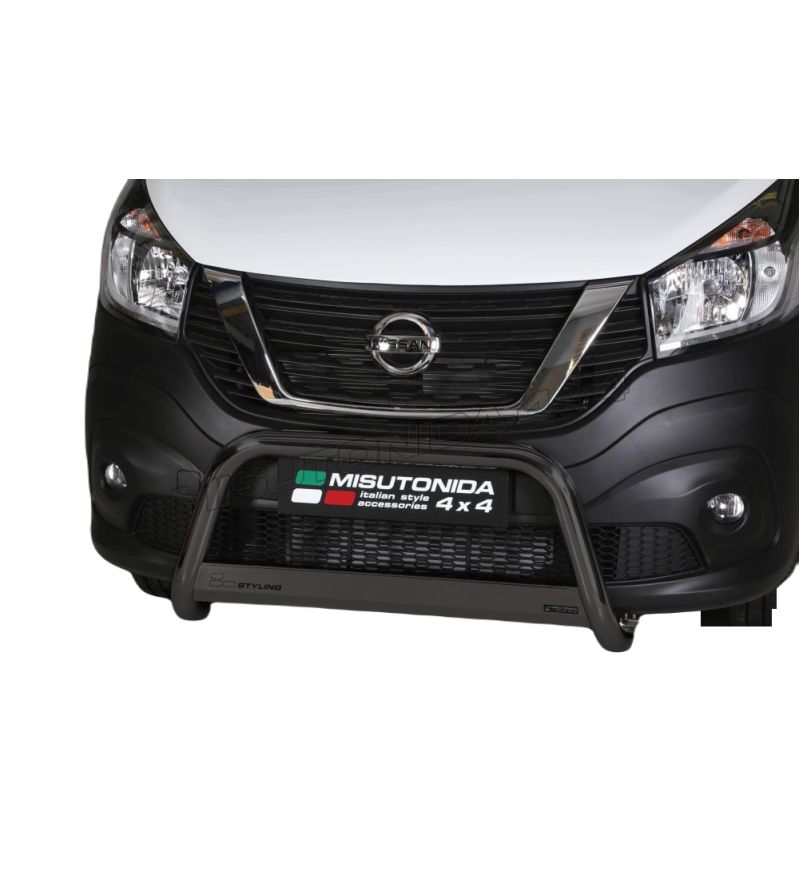 Bullenfänger - Misutonida - Medium - EU - Schwarz matt - Nissan - NV300 - 2017-2021 Bullenfänger - Misutonida - Medium - EU - Schwarz matt - Nissan - NV300 - 2017-2021