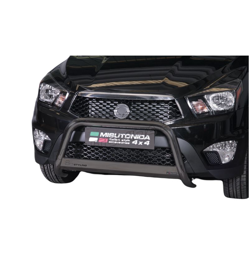 Bullenfänger - Misutonida - Medium - EU - Schwarz matt - SsangYong - Actyon Sports - 2012-2018 Bullenfänger - Misutonida - Medium - EU - Schwarz matt - SsangYong - Actyon Sports - 2012-2018