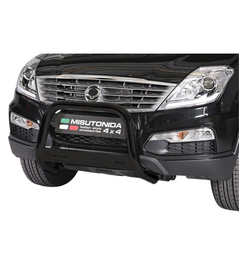 Bullbar - Misutonida - Medium - EU - Black matte - SsangYong - Rexton - 2013-2019 Bullbar - Misutonida - Medium - EU - Black matte - SsangYong - Rexton - 2013-2019