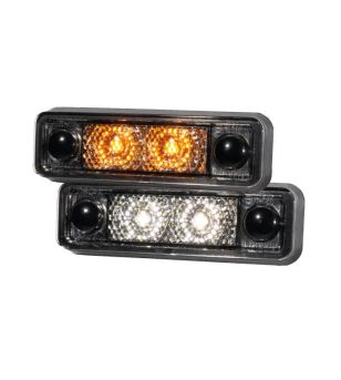 Marker Light - Ledson - Astral - 3.1" - 7.9cm - smoke - Amber - 12V-24V
