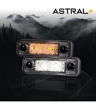 Marker Light - Ledson - Astral - 3.1" - 7.9cm - smoke - Amber - 12V-24V