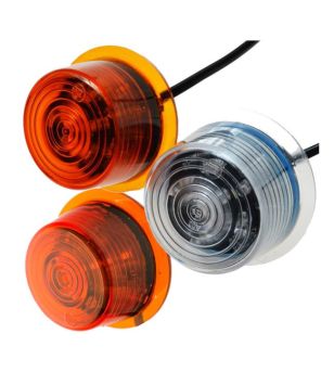 Begrenzungsleuchte - Gylle - Seitenmarkierung - Für Breite Stange - LED - Amber - 24V 