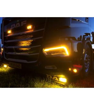 Dagsljus - Matronics - DRL - Bärnsten - 24V - Set - Scania - L/P/G/R/S-series - LED-strålkastare - 2016+