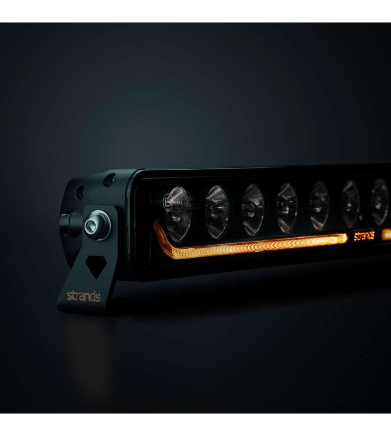 LED-ramp - Strands - Dark Knight Identity - 20.5" - 52cm - Positionsljus Vit/Bärnsten - Driving LED-ramp - Strands - Dark Knight Identity - 20.5" - 52cm - Positionsljus Vit/Bärnsten - Driving
