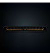 LED bar - Strands - Nuuk D-Line - 20.2" - 51.4cm - Positielicht Wit/Amber - Driving