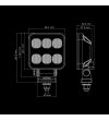 Werklamp - Strands - Unity Edge 20W - 3" - 7.6cm - Work / Scene