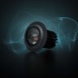 Flitser - Strands - Dark Knight Gloria - 1.4" - 3.6cm - Smoke - 21 flitspatronen - Amber - R65 - 12V-30V Flitser - Strands - Dark Knight Gloria - 1.4" - 3.6cm - Smoke - 21 flitspatronen - Amber - R65 - 12V-30V