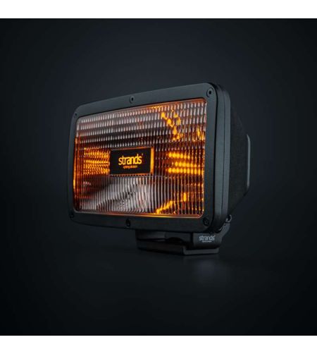 Extraljus - Strands - IZE LED OG - 9.7" - 24.7cm - Smoke - Old School - Positionsljus Vit/Bärnsten - Driving 