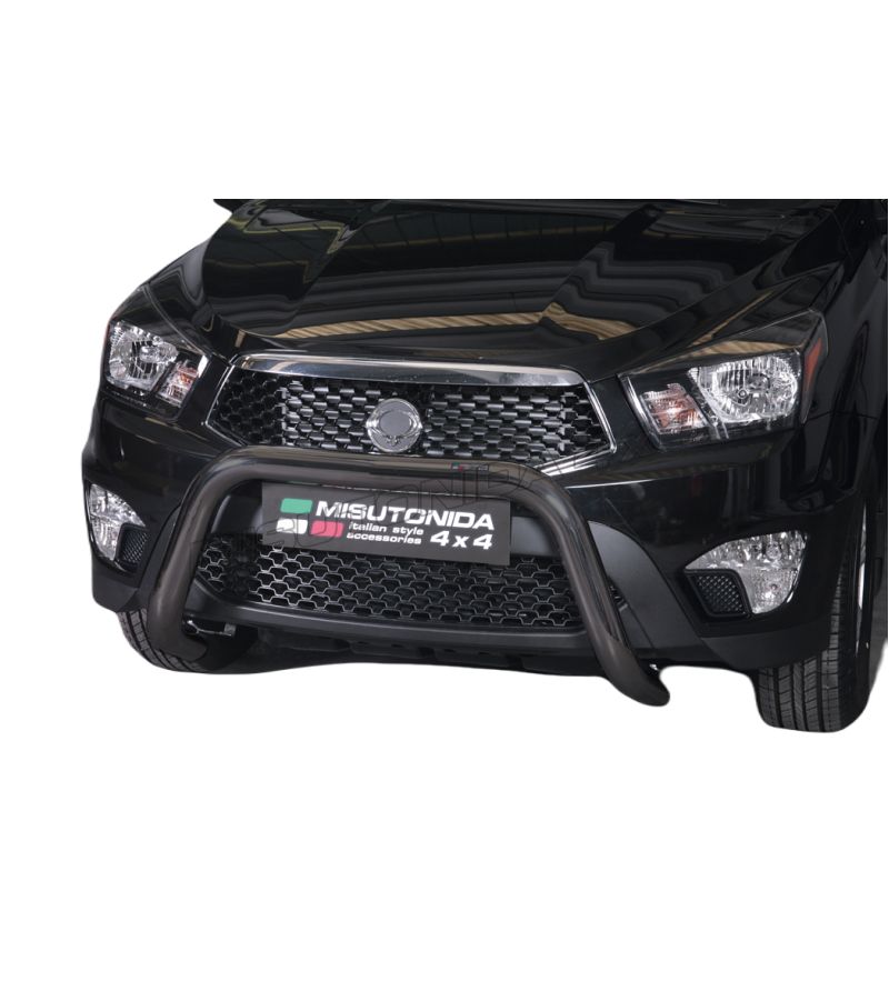 Bullbar - Misutonida - Super - EU - Zwart mat - SsangYong - Actyon Sports - 2012-2018 Bullbar - Misutonida - Super - EU - Zwart mat - SsangYong - Actyon Sports - 2012-2018