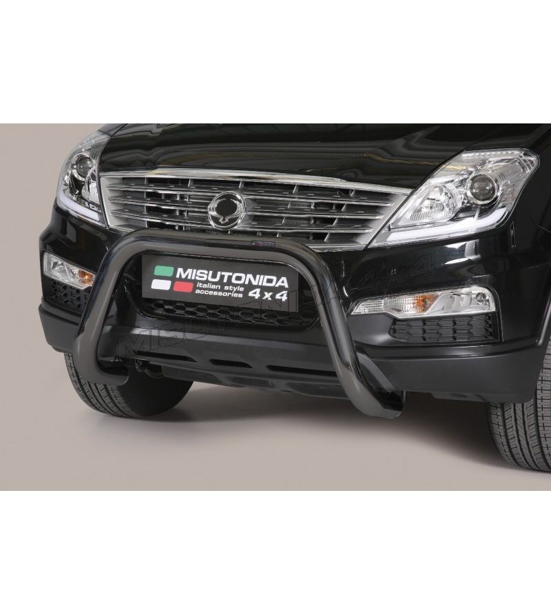 Bullbar - Misutonida - Super - EU - Zwart mat - SsangYong - Rexton - 2013-2019 Bullbar - Misutonida - Super - EU - Zwart mat - SsangYong - Rexton - 2013-2019