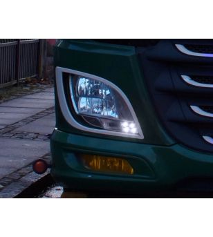 Daytime running lights - Matronics - DRL - Single color - Amber/Warm white - 24V - Set - DAF - XF/XG/XG+ - 2021+