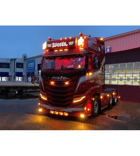 Daytime running lights - Matronics - DRL - Single color - Amber/Warm white - 24V - Set - DAF - XF/XG/XG+ - 2021+
