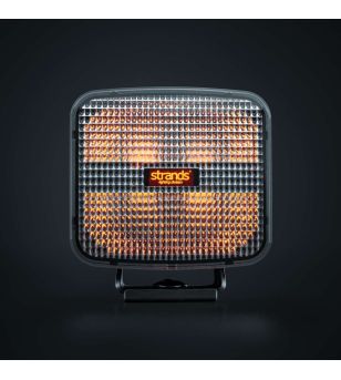 Work light - Strands - FOR9T No-Glare - 78W - 4.3" - 10.8cm - Smoke - Position light White/Red/Amber - Work / Scene