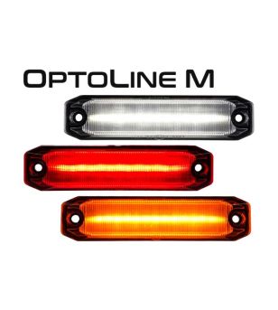 Markeringslicht - Ledson - Optoline NG+ - 6.6" - 16.7cm - Wit/Amber - 24V - Scania - L/P/G/R/S-series - 2016+