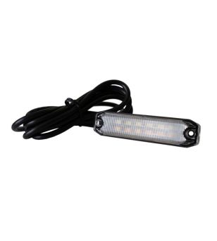 Marker Light - Ledson - Optoline NG+ - 6.6" - 16.7cm - White/Amber - 24V - Scania - L/P/G/R/S-series - 2016+