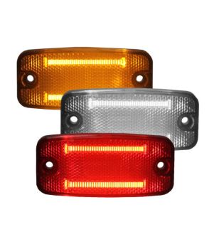 Markeringslicht - Ledson - Optoline NG+ - 6.6" - 16.7cm - Wit/Amber - 24V - Scania - L/P/G/R/S-series - 2016+
