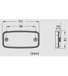 Markeringslicht - Ledson - Optoline NG+ - 6.6" - 16.7cm - Wit/Amber - 24V - Scania - L/P/G/R/S-series - 2016+