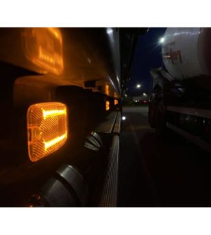 Markeringslicht - Ledson - Optoline NG+ - 6.6" - 16.7cm - Wit/Amber - 24V - Scania - L/P/G/R/S-series - 2016+