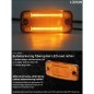 Markeringslicht - Ledson - Optoline D - 4.4" - 11.1cm - Amber - 12V-24V Markeringslicht - Ledson - Optoline D - 4.4" - 11.1cm - Amber - 12V-24V