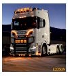 Markeringsljus - Ledson - Optoline NG+ - 6.6" - 16.7cm - Vit/Bärnsten - 24V - Scania - L/P/G/R/S-series - 2016+