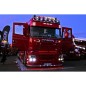 Markeringsljus - Ledson - Optoline S - 7.1" - 18.1cm - Klar - Bärnsten - 24V - Scania - 4/G/P/R/T 