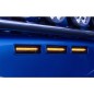 Markeringsljus - Ledson - Optoline S - 7.1" - 18.1cm - Klar - Bärnsten - 24V - Scania - 4/G/P/R/T 