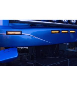 Markeringsljus - Ledson - Optoline NG+ - 6.6" - 16.7cm - Vit/Bärnsten - 24V - Scania - L/P/G/R/S-series - 2016+