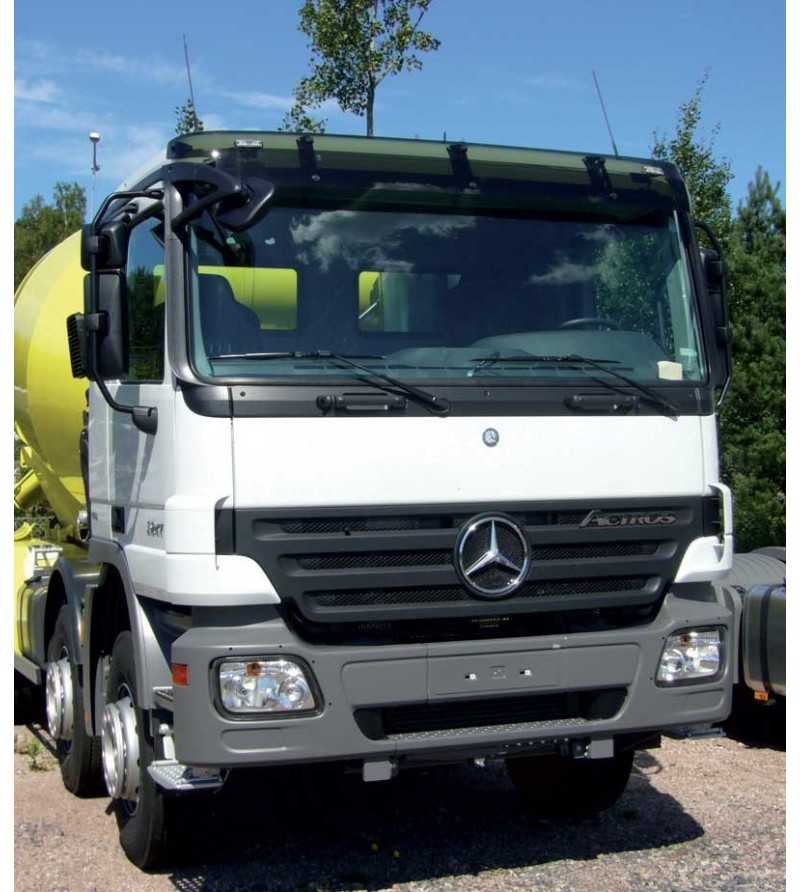 Sun visor Actros MP2 Standard roof with front mirror - 75126472 - Lights and Styling