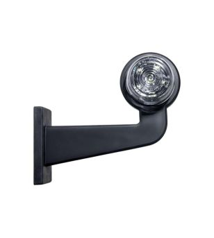 Marker Light - Strands - Viking - 2.8" - 7cm - Clear - White - 12V-36V