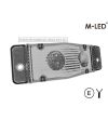 Double burner - M-Led - Work - Arbetsbelysning - 4.9" - 12.5cm - Vänster - Klar - Vit - 12V-30V