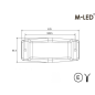 Double burner - M-Led - Work - Arbetsbelysning - 4.9" - 12.5cm - Vänster - LED - Klar - Vit - 12V-30V Double burner - M-Led - Work - Arbetsbelysning - 4.9" - 12.5cm - Vänster - LED - Klar - Vit - 12V-30V