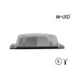 Double burner - M-Led - Work - Arbeitsbeleuchtung - 4.9" - 12.5cm - Rechts - Klar - Weiß - 12V-30V
