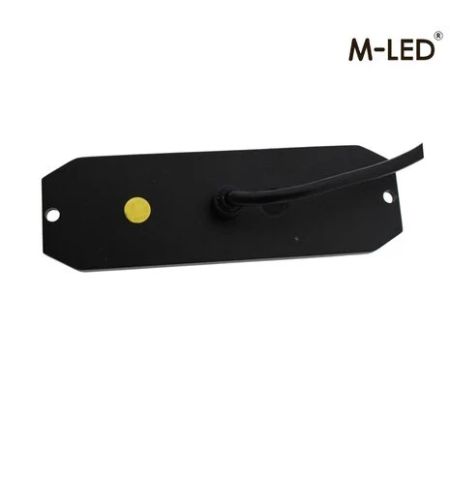 Blitzleuchte - M-Led - Halo - 5.1" - 12.9cm - Smoke - Positionslicht Weiß - 16 Blitzmuster - Amber - R65-2 - 12V-24V 
